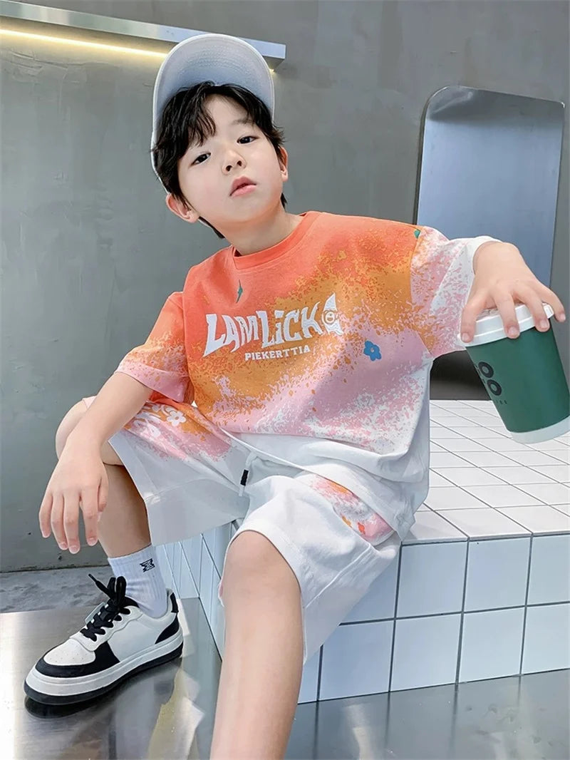 Boys gradient summer set